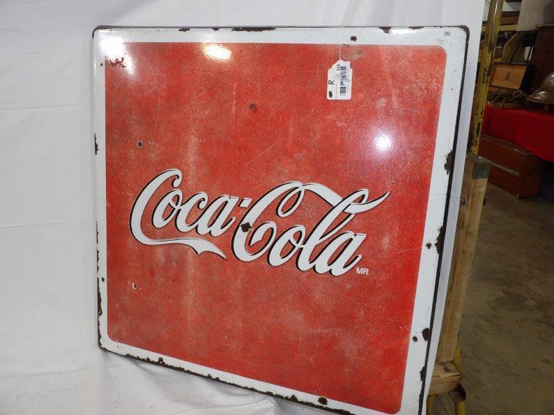 Porcelain Coca-Cola diner table top (1 of 5)