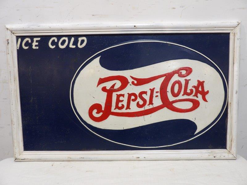 Pepsi cola  framed sign (1 of 5)