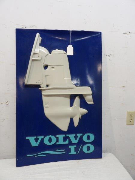 Volvo inboard/outboard plastic embossed sign (1 of 2)