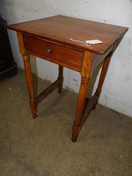 Early American one drawer stand (1 of 4)