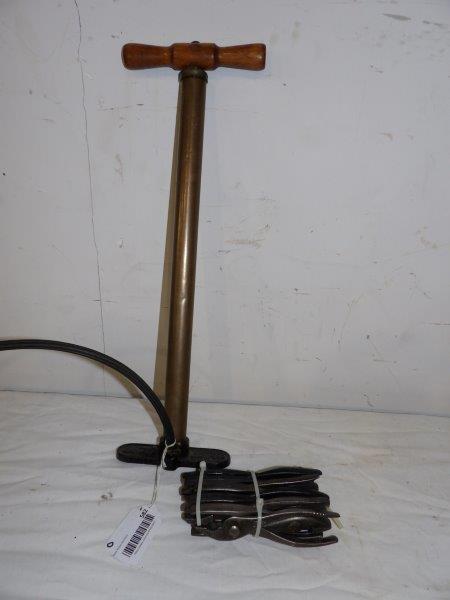10- Ford script pliers and Ford air pump (1 of 3)