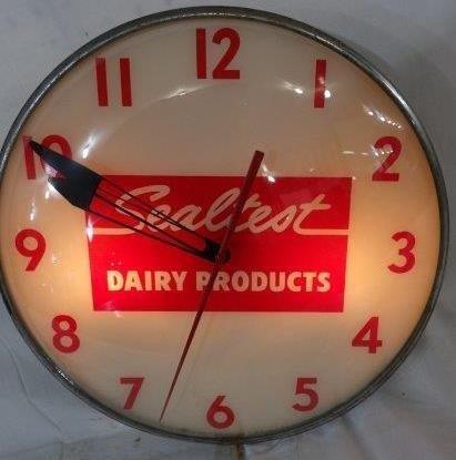 Sealtest Dairy Products Pam clock (1 of 5)