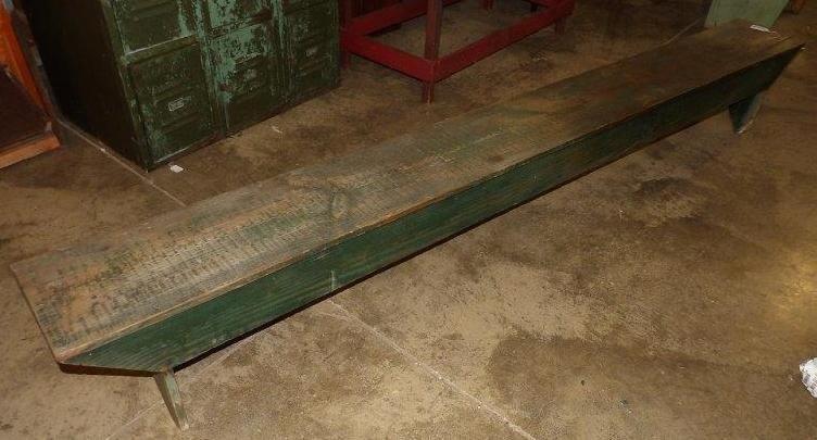 Primitive painted bench (1 of 6)