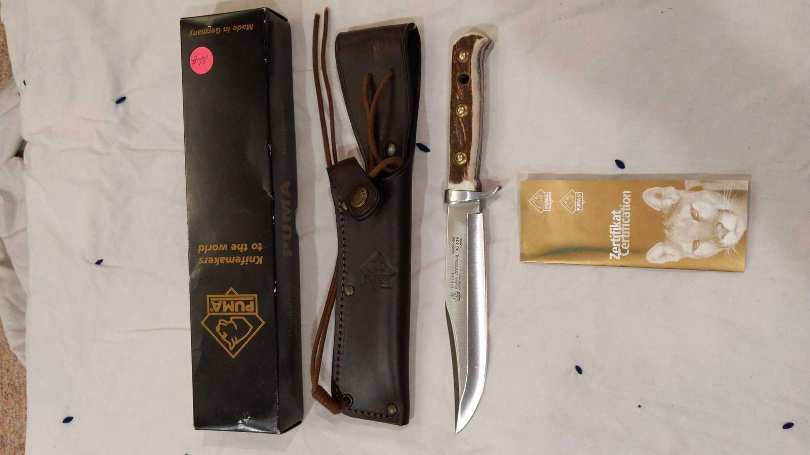 Puma Bowie Stag Horn German made hunting knife (1 of 7)