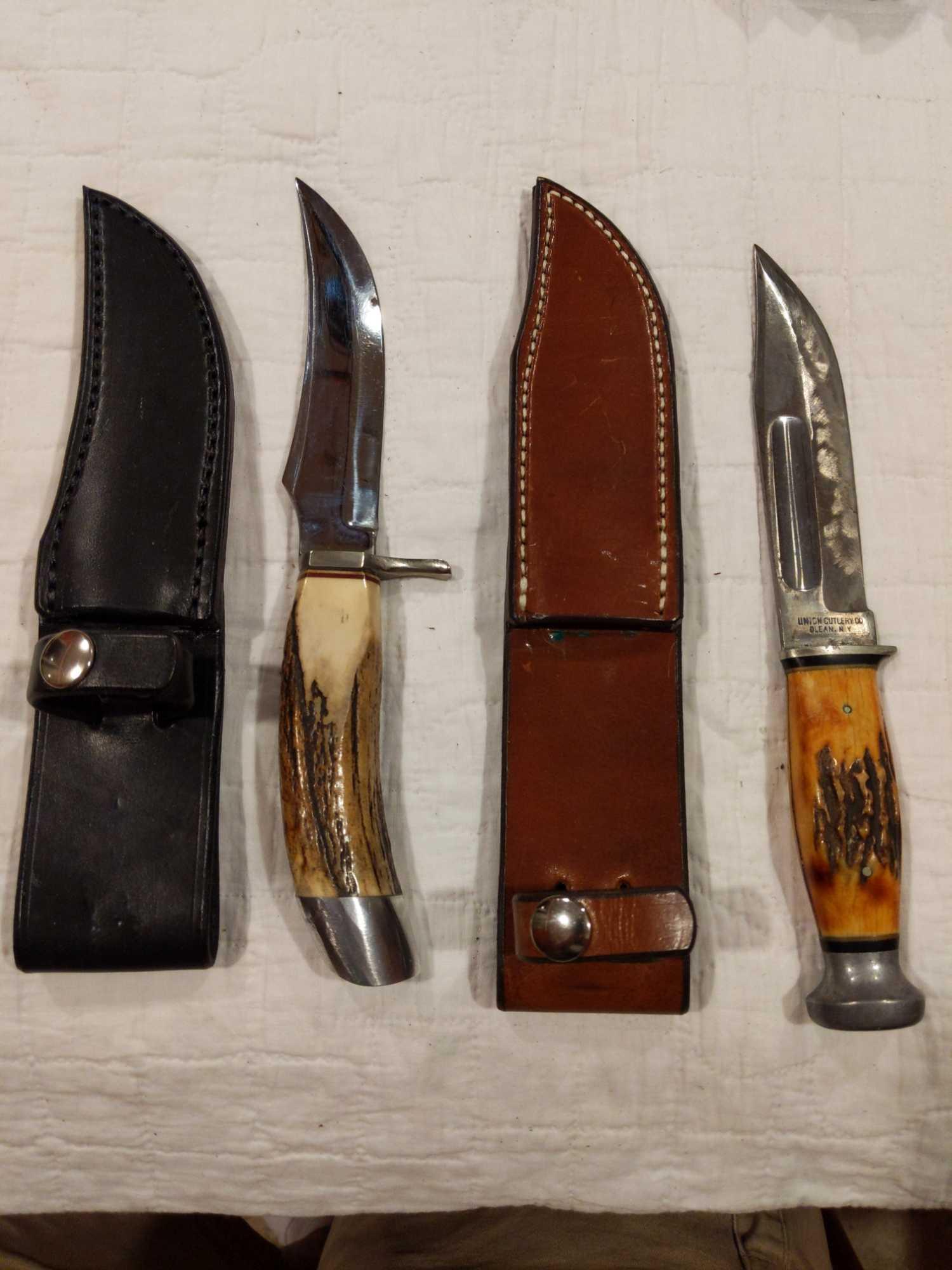 Ka-Bar & Unmarked fixed blade knives (1 of 6)