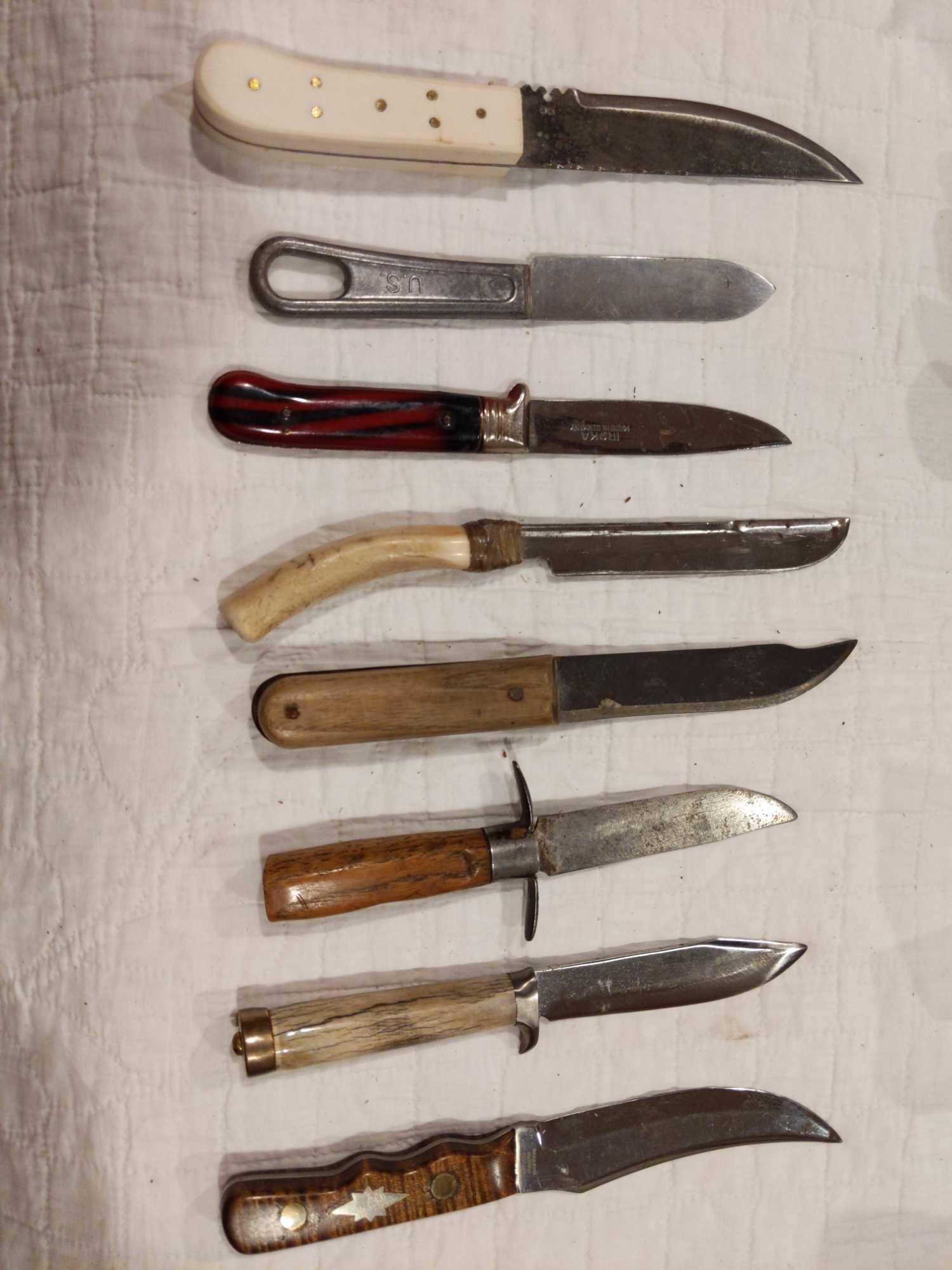 Eight various fixed blade knives (1 of 6)