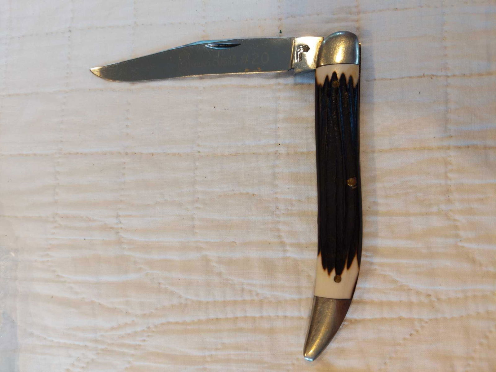 Queen steel #20 USA toothpick folding knife (1 of 5)