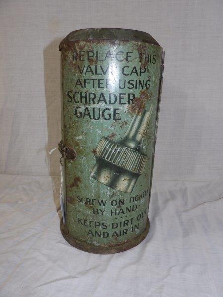 A. Schrader's Son Inc. metal display cabinet (1 of 5)