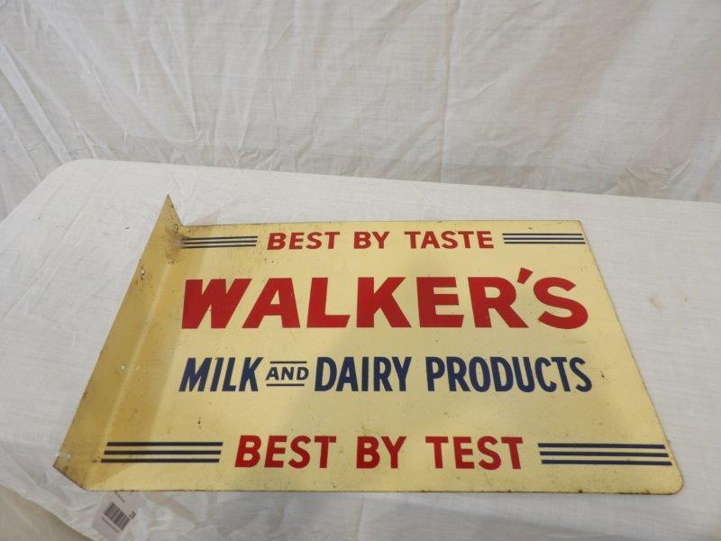 DST Walker's Milk and Dairy Products flange sign (1 of 4)