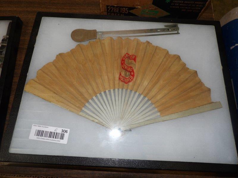 Singer Sewing Machine paper fan and Guide (1 of 4)