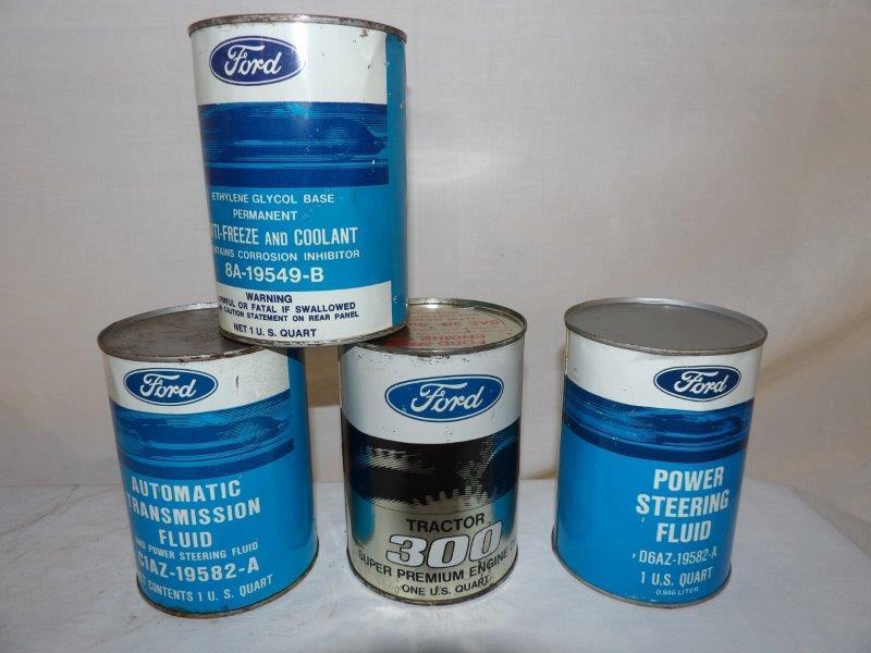4- various Ford 1-quart unopened cans (1 of 3)