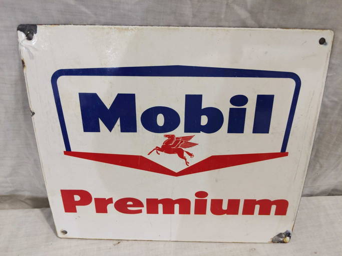 Ssp Mobil Premium Gasoline Pump Plate