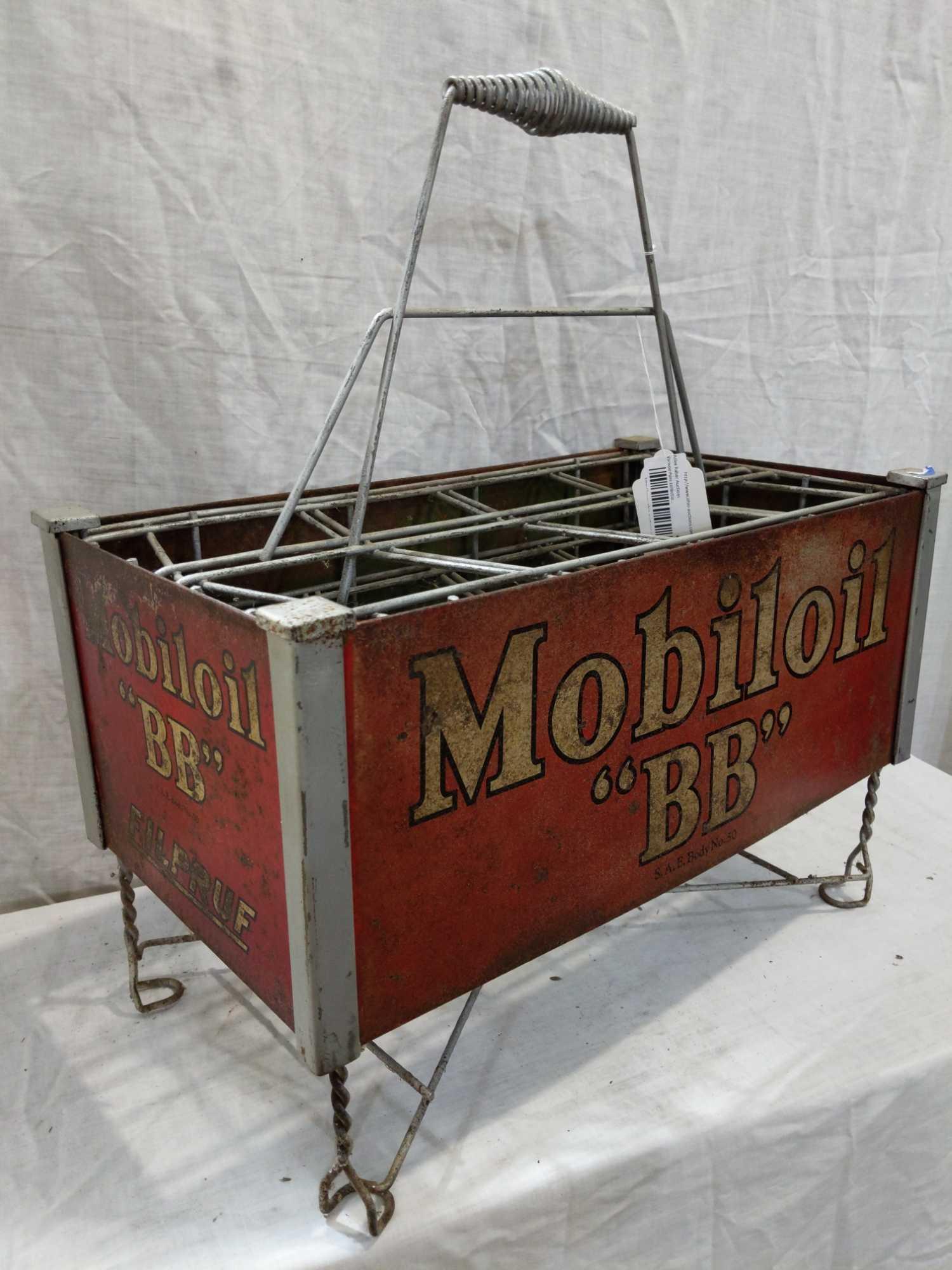 Mobiloil "BB" Filpruf oil bottle carrier (1 of 6)