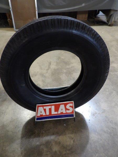 Atlas metal tire display with Atlas tire (1 of 5)