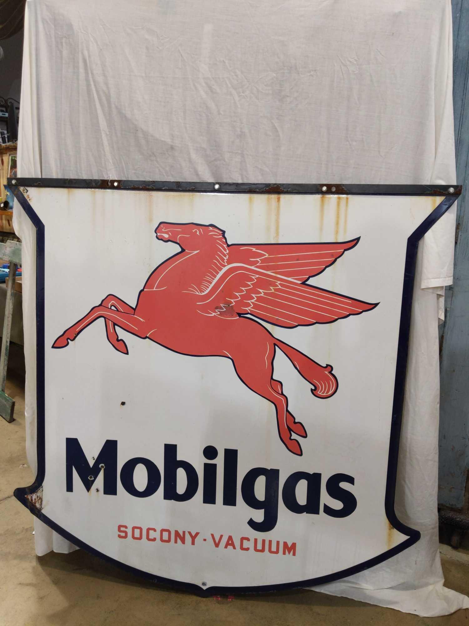 Large DSP Mobilgas sign (1 of 14)