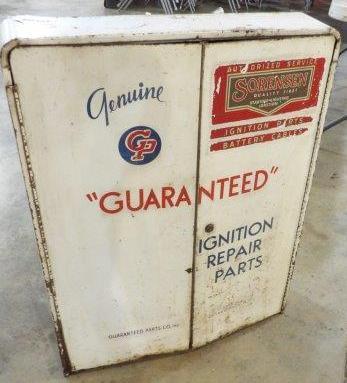 Sorensen parts cabinet loaded with NOS parts (1 of 8)