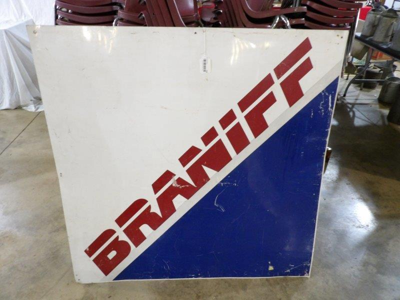 SS Alum Braniff Airlines sign (1 of 2)