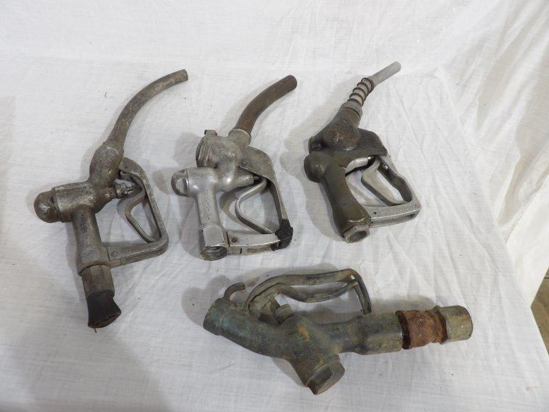 4- Various gasoline pump nozzles (1 of 4)