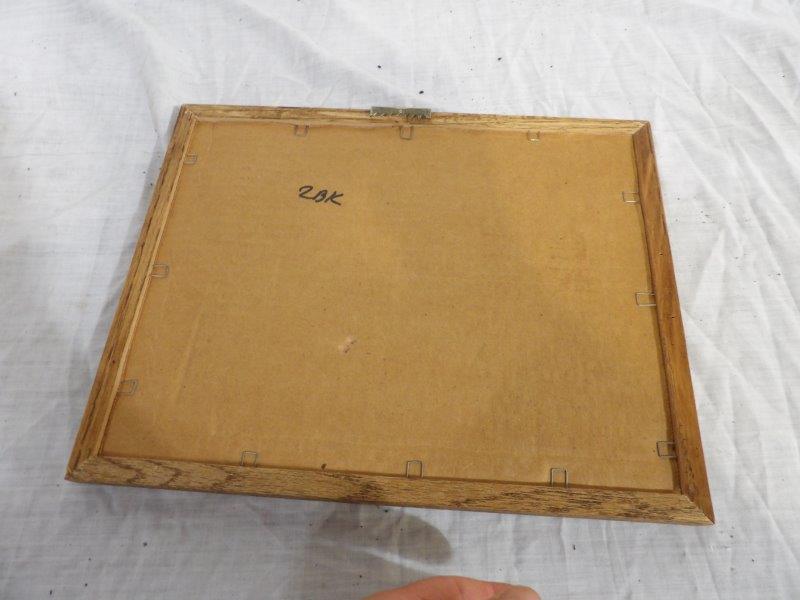 The Trump Cigar framed paper label (1 of 2)