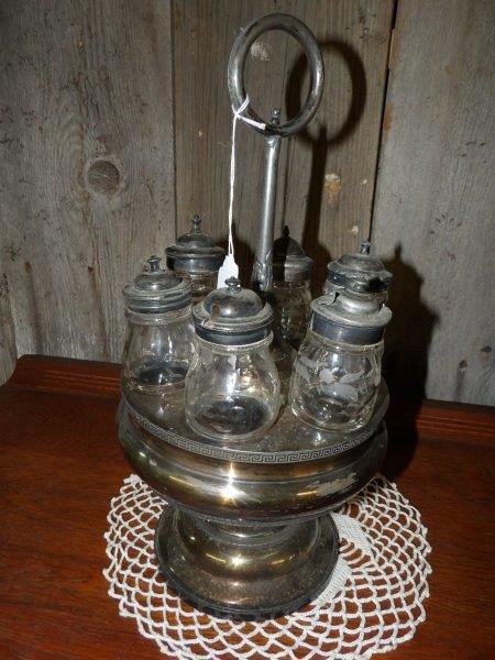 Antique Victorian castor set (1 of 2)