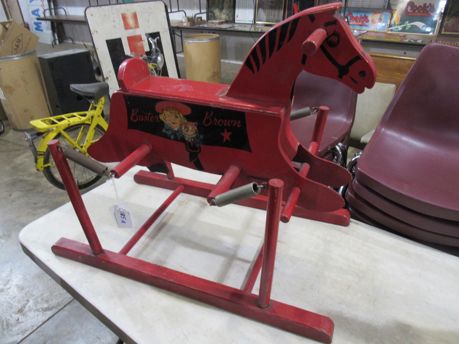 Rare Buster Brown Shoes rocking horse (1 of 9)