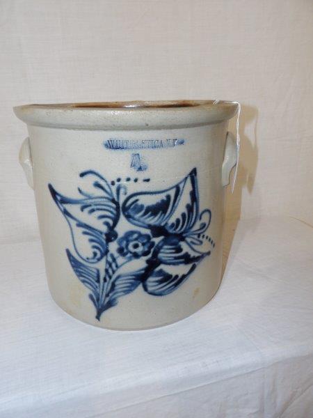Whites Utica 4 gallon stoneware jar (1 of 7)