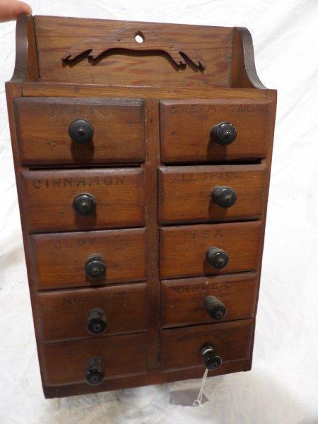 10 drawer hanging spice cabinet (1 of 4)