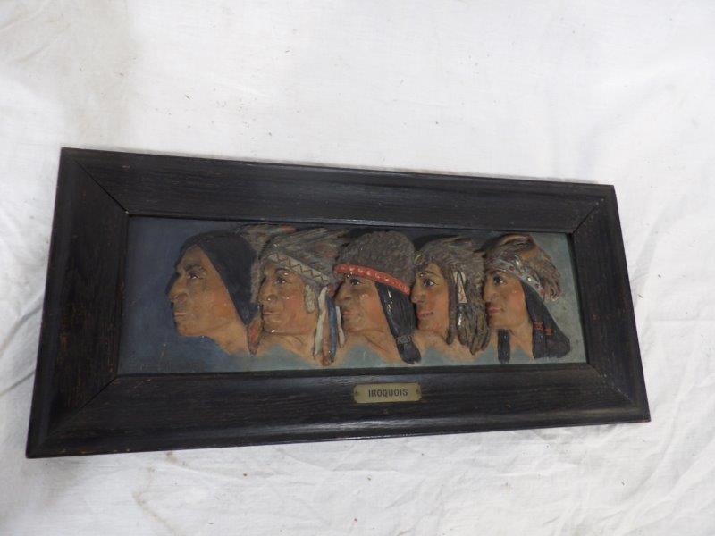 Framed Iroquois Indian Chiefs (1 of 4)