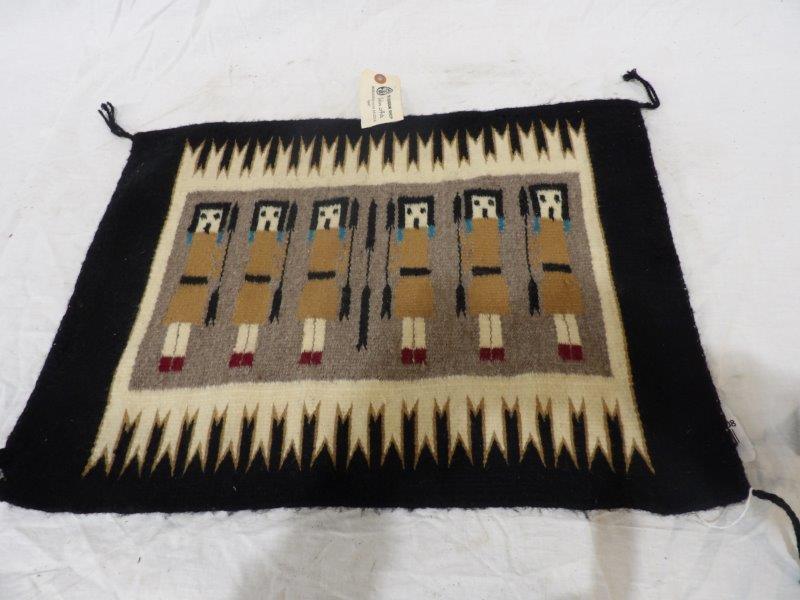 Hand-woven Navajo wall hanger (1 of 4)