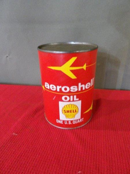 AeroShell Oil 1 qt. unopened composite can (1 of 3)