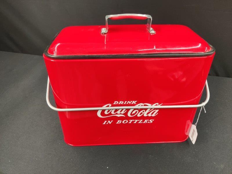 Coca-Cola In Bottles Cooler: Excellent condition, odd size 18 x 13 x 10