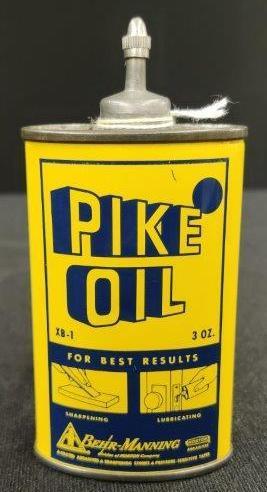 Pike Oil Super Rare Oiler: 3 oz. Lead top,