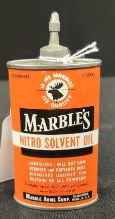 Marbles NOS Oiler: 3 oz. lead top, mint condition.