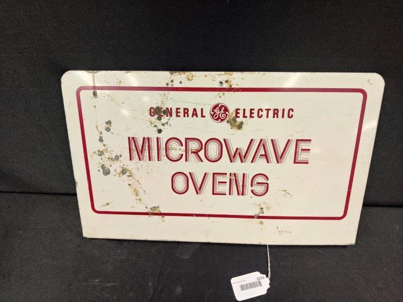 General Electric Sign: S.S.T 13 x 21