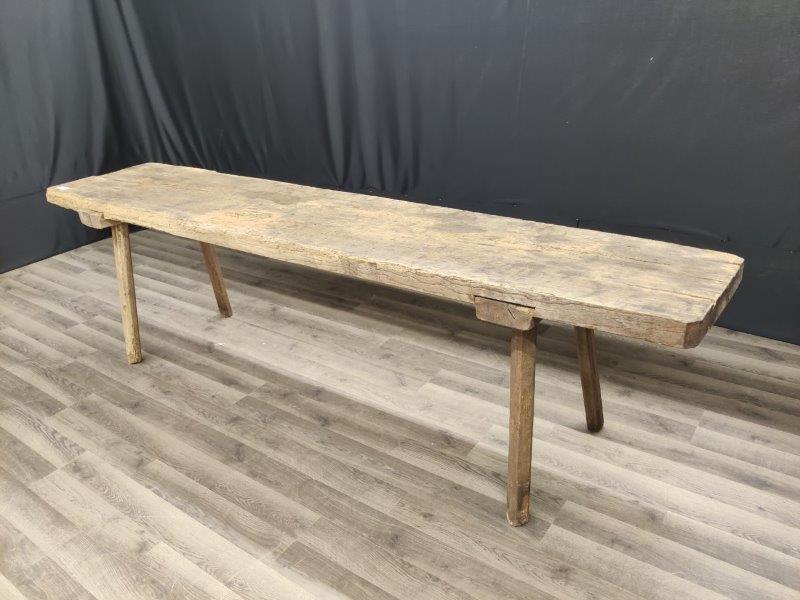 Primitive Butcher Bench (1 of 4)