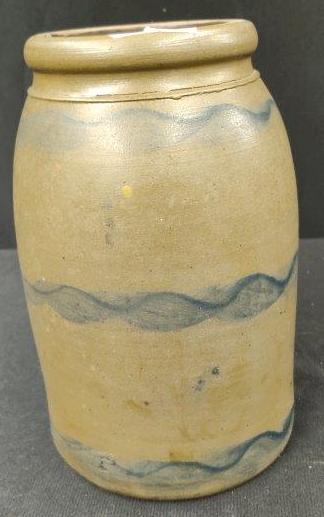 3 striper 1 gallon crock: S.W Pennsylvania