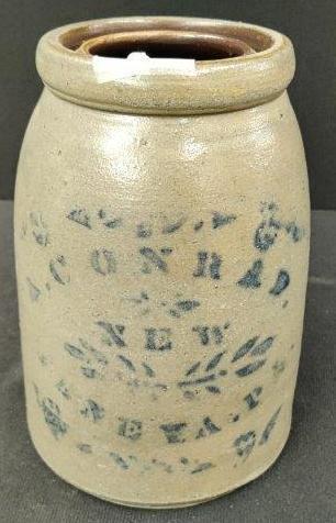 A. Conrad New Geneva PA: 1 gallon good condition