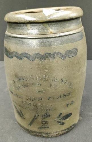 H.J. Miller & Sons Stoneware Jar (1 of 4)