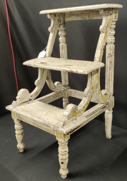 Crackle Painted Crock Bench (1 of 4)