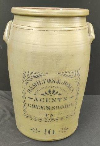 Hamilton Jones Agents 10 Gallon Crock (1 of 9)