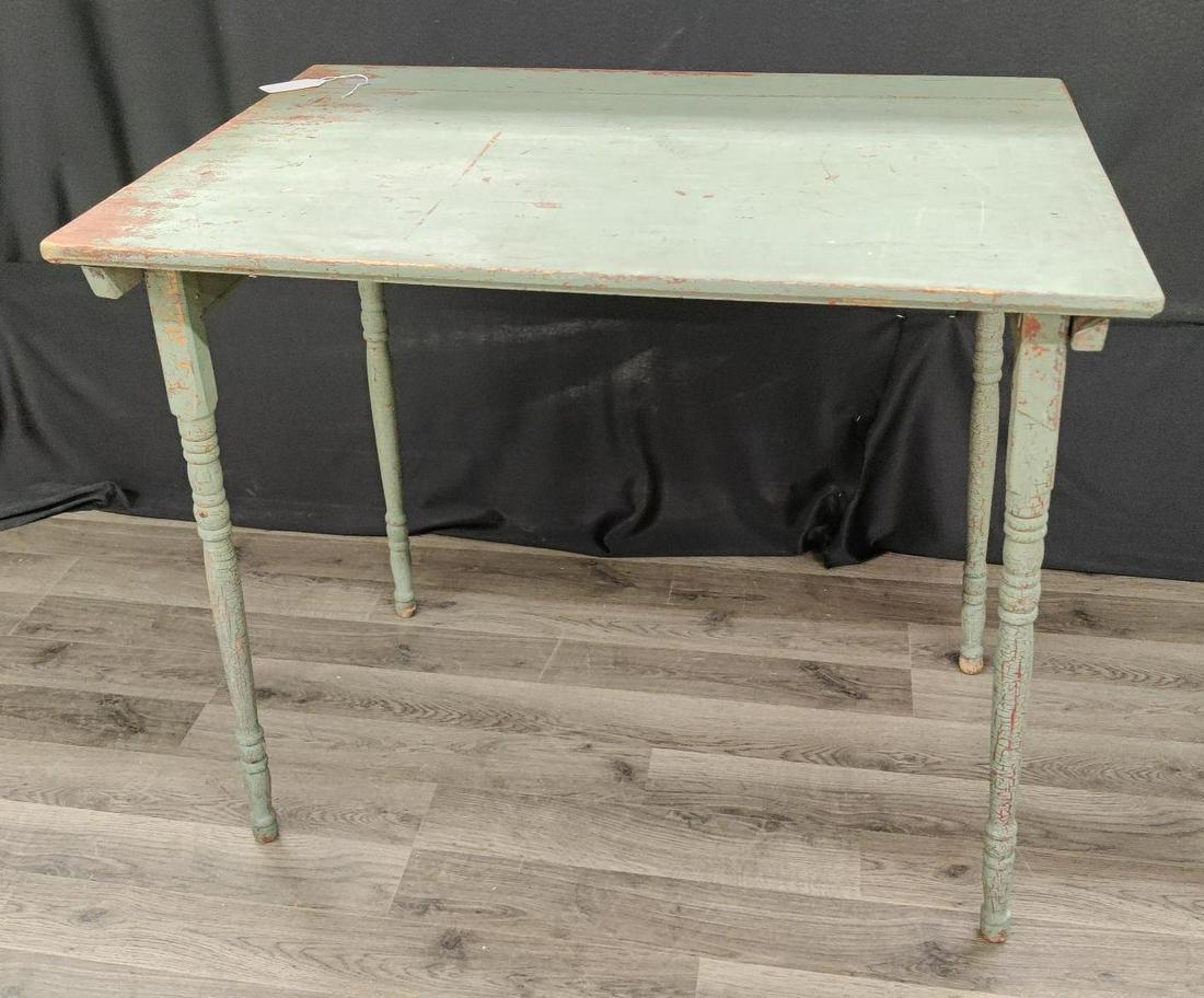 Blue Over Red Folding Table (1 of 4)