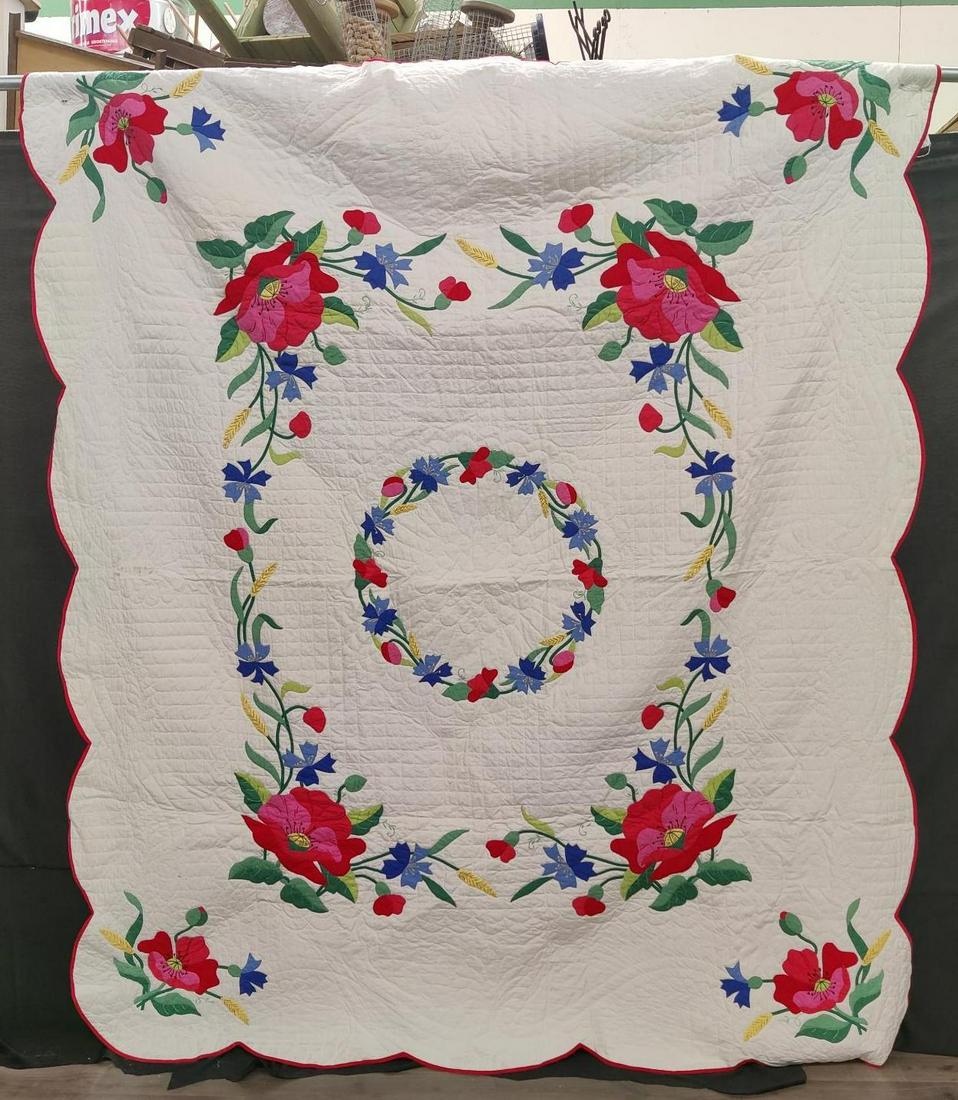 Colorful Hand Stitched Quilt (1 of 6)