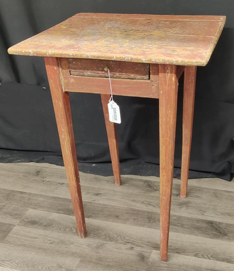 Small Painted One Drawer Stand (1 of 4)