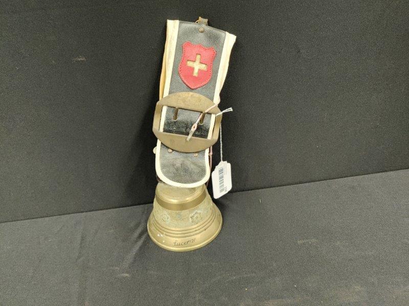 Large Brass Cow Bell (1 of 4)