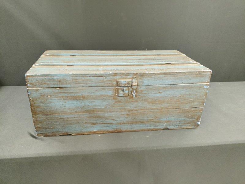 Blue Painted Chest (1 of 3)