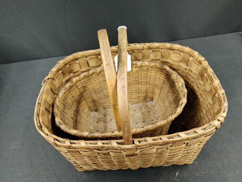 2 Hand Woven Baskets (1 of 2)