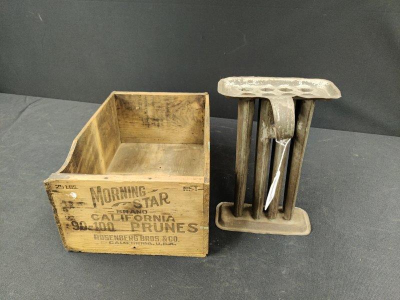Morning Star prune box and 8 hole candle mold (1 of 4)