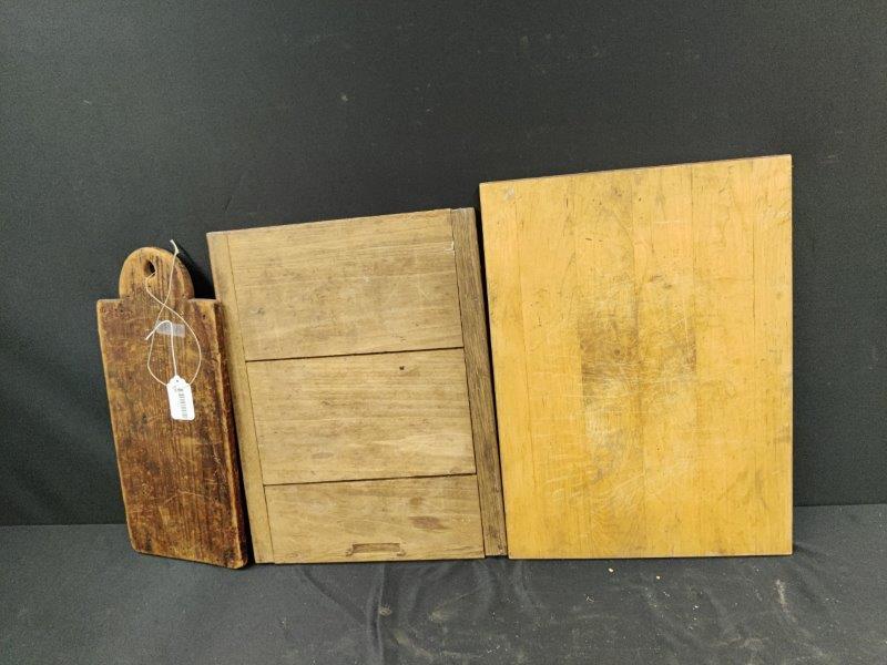 3 Primitive butter / cutting boards (1 of 6)