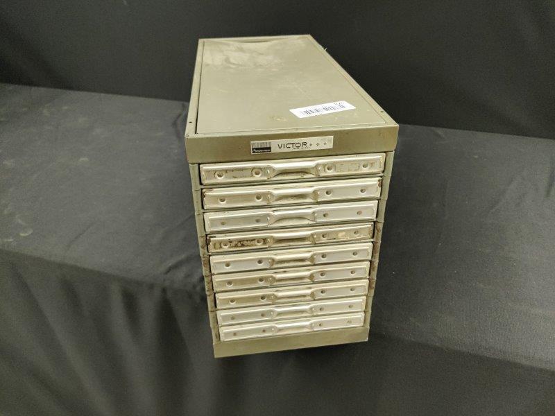 9 drawer metal file box (1 of 2)