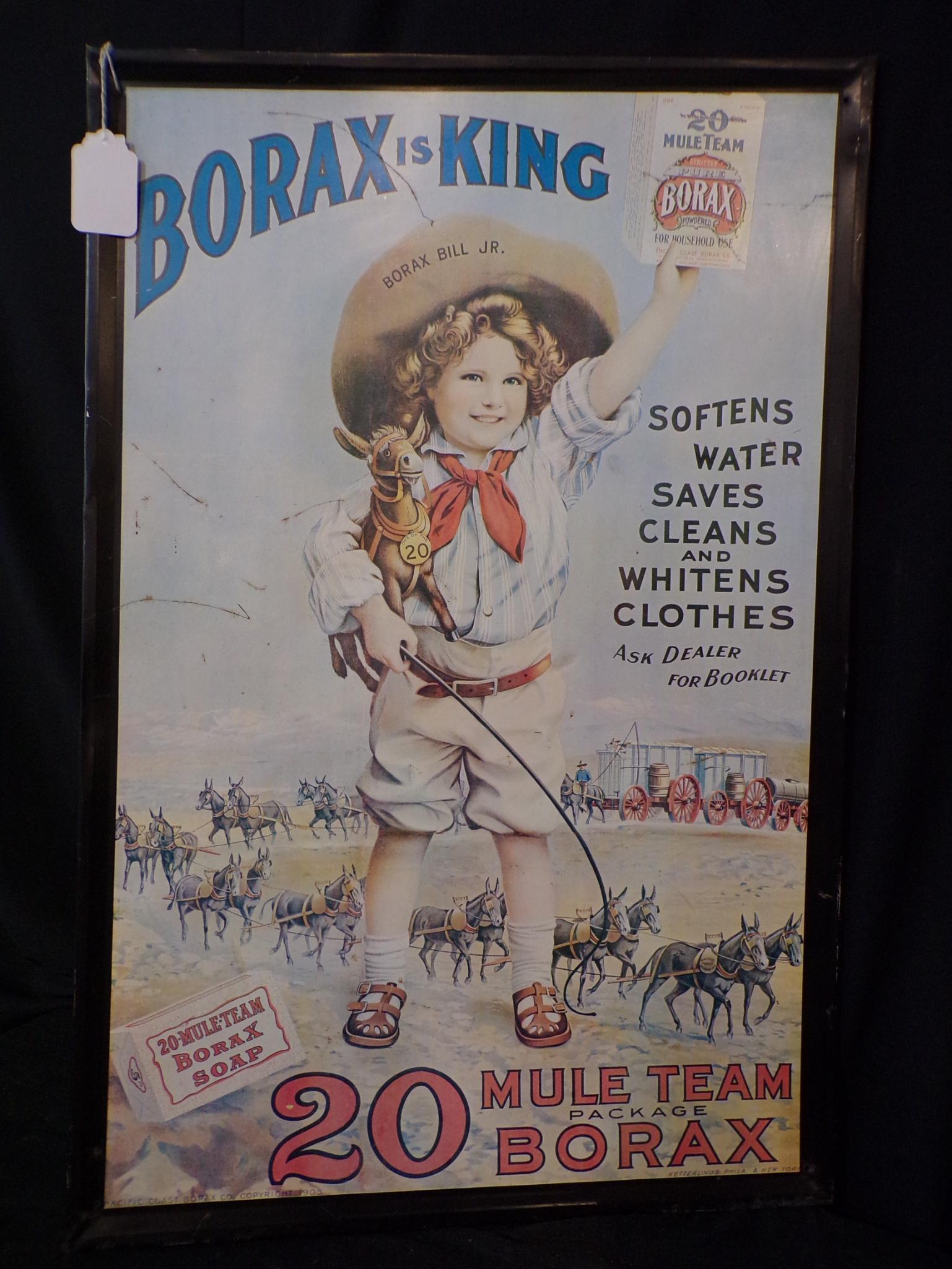 Borax Tin Advertising Sign (1 of 9)